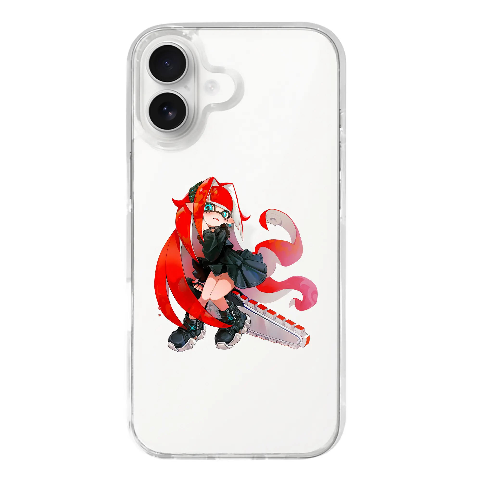 スプラトゥーン グッズ,インクリング - iPhone 17シリーズ 透明スマホケース – 薄型・耐衝撃・精密フィット保護カバー